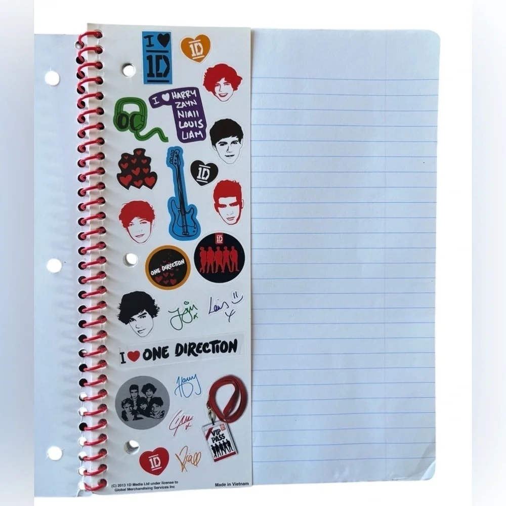 Brand new 1D one direction notebook bundle 4 total